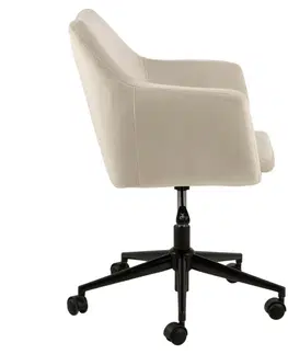 Kancelářské židle Actona Kancelářské křeslo Nora světle béžové