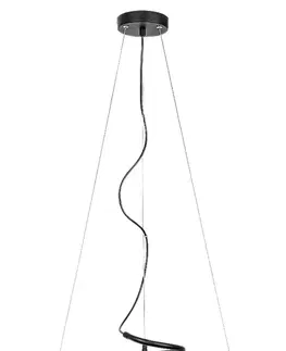 Designová závěsná svítidla Rabalux závěsné svítidlo Aslan E14 C37 5x MAX 5W matná černá 3470