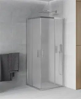 Sprchové kouty MEXEN Rio sprchový kout čtverec 70x70 cm, mráz, chrom 860-070-070-01-30