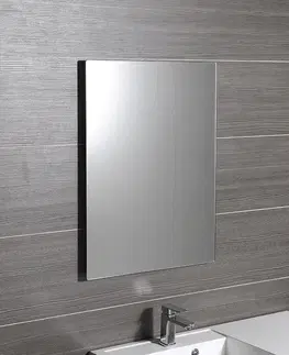 Koupelnová zrcadla SAPHO PLAIN zrcadlo 60x90cm, zakulacené rohy, bez úchytu 1501-28