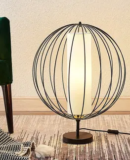Stolní lampy Lindby Lindby Koriko stolní lampa s kulatým stínidlem