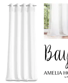 Záclony Záclona AmeliaHome Baya bílá, velikost 140x250