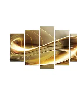 Obrazy Wallity Vícedílný obraz GOLDEN FEVER 62 110 x 60 cm