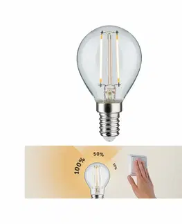 LED žárovky PAULMANN LED kapka 2,5W E14 čirá 230 V 3-krokové-stmívatelné 285.73 P 28573