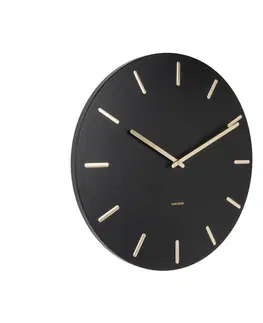 Hodiny Karlsson 5716WH Designové nástěnné hodiny  pr. 45 cm