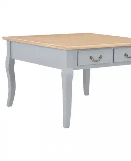 Konferenční stolky Konferenční stolek Acate dřevo / MDF Dekorhome Přírodní / bílá