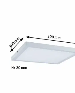 LED stropní svítidla Paulmann Atria LED Panel hranaté 24W bílá mat stmívatelné 708.71 P 70871