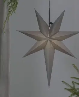 Vánoční světelná hvězda STAR TRADING Ozen papírová hvězda s jedním dlouhým hrotem