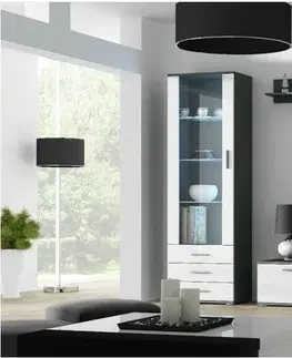Obývací stěny Artcam Obývací stěna SOHO 4 Barva: černá/bílý lesk