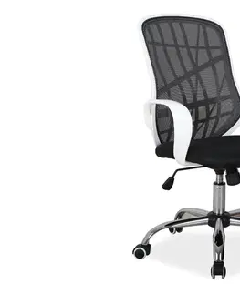 Kancelářské židle Signal Kancelářské křeslo Dexter Barva: Černá - bílá