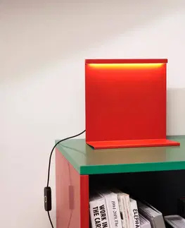 Stolní lampy HAY HAY LBM LED stolní lampa se stmívačem, červená