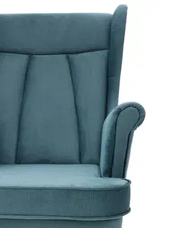 Židle Skandinávské křeslo v tmavě hnědé barvě