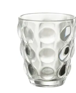 Sklenice Transparentní sklenička s bublinami Loupe - Ø9*10cm / 300ml J-Line by Jolipa 30657