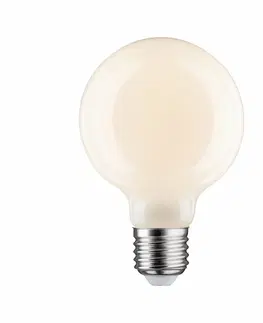 LED žárovky PAULMANN LED Globe 80 6 W E27 opál teplá bílá stmívatelné 286.23 P 28623