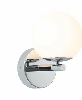 LED nástěnná svítidla PAULMANN Selection Bathroom LED nástěnné svítidlo Gove IP44 3000K 230V 5W chrom/satén