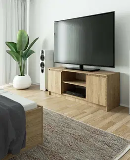 TV stolky Ak furniture TV stolek Beron 140 cm sonoma