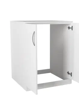 Koupelnový nábytek Kalune Design Koupelnová skříňka na pračku Benito bílá