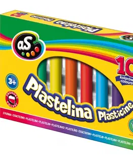 Hračky ASTRA - AS Školní plastelína 10 barev, 303219002