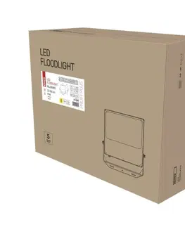 LED reflektory EMOS LED reflektor ASIMO 300 W, černý, neutrální bílá ZS1300B