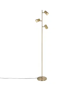 Stojaci lampy Moderní stojací lampa bronzová 3-světelná - Jeana