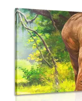 Obrazy zvířat Obraz sloní rodinka