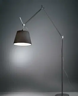 LED stojací lampy Artemide TOLOMEO MEGA LED těleso černá stmív.na kabelu bez stínítka a základny 0762030A