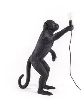 Venkovní dekorativní svítidla SELETTI LED deko terasové světlo Monkey Lamp stojící černá