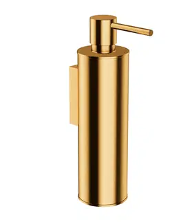 Dávkovače mýdla OMNIRES MODERN PROJECT nástěnný dávkovač tekutého mýdla zlatá kartáčovaná /GLB/ MP60721GLB