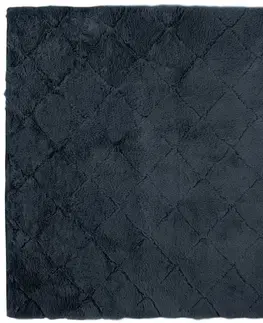 Koberce a koberečky Kontrast Kusový koberec OSLO TX DESIGN 140 x 180 cm námořnicky modrý