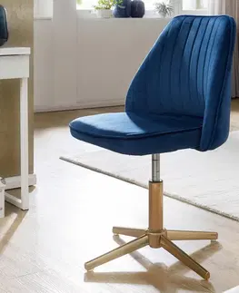 Židle do jídelny Otočná židle Modrá