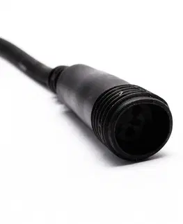 Příslušenství DecoLED Zdrojový kabel exteriér, černý, 1,5m, IP67 EFACX11