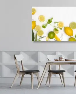 Obrazy jídla a nápoje Obraz mix citrusových plodů