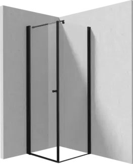 Sprchové kouty DEANTE/S Sprchový kout pevná stěna 140 křídlové dveře 90 KTSWN41P+KTS_N34P KERRIA/0541