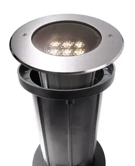 Nájezdová a pochozí svítidla Light Impressions Deko-Light zemní svítidlo světle Flex 7 220-240V AC/50-60Hz 9,25 W 3000 K 480 lm stříbrná 730267