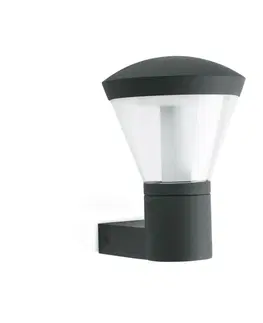 LED venkovní nástěnná svítidla FARO SHELBY LED nástěnná lampa, tmavě šedá