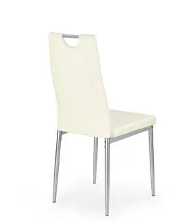 Židle HALMAR Jídelní židle Christiane krémová