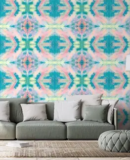 Vzorované tapety Tapeta barevná abstrakce vzorů