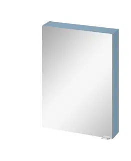 Koupelnová zrcadla CERSANIT Zrcadlová skříňka LARGA 60 modrá S932-017