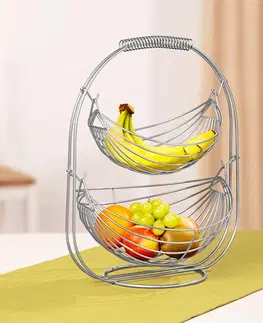 Doplňky do kuchyně Dvoupatrový košík na ovoce