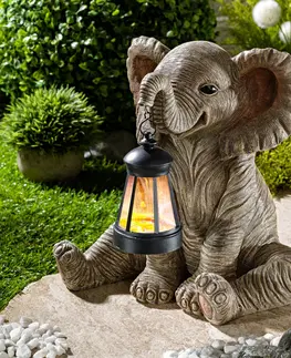 Svíčky a světelné dekorace Solární lucerna "Slon"