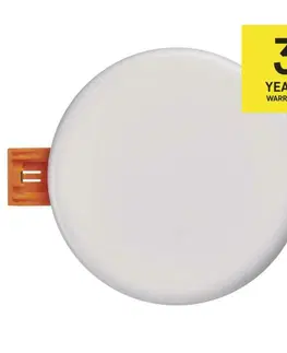 Bodovky do podhledu na 230V EMOS Lighting LED panel 100mm, kruhový vestavný bílý, 8W neut. bíla, IP65 1540110820