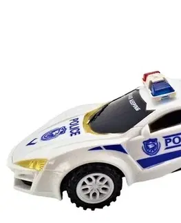 Hračky LAMPS - Sportovní policejní vůz na setrvačník 19cm