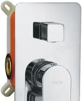 Sprchy a sprchové panely Kielle Vega Sprchový set s baterií pod omítku, pro 2 spotřebiče, s příslušenstvím a tělesem, chrom 20618SP20
