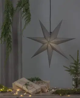 Vánoční světelná hvězda STAR TRADING Papírová hvězda Ozen sedmicípá Ø 70 cm