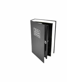 Trezory Schránka/kniha na peníze s plastovým pořadačem + 2 klíče, 240 x 155 x 55 mm