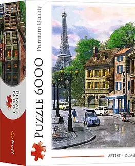 Hračky puzzle TREFL - Puzzle 6000 dílků - Pařížská ulička
