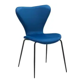 Židle do jídelny Jídelní Židle Alicia Tmavě Modrá