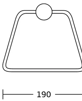 Koupelnový nábytek MEXEN Aron držák ručníků, černá/růžové zlato 7088132-67