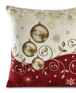 Dekorační povlaky na polštáře Vánoční gobelínový povlak na polštář