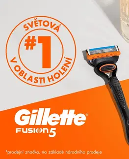 Zastřihovače vlasů a vousů Gillette Náhradní hlavice 8 ks + holicí gel Fusion5